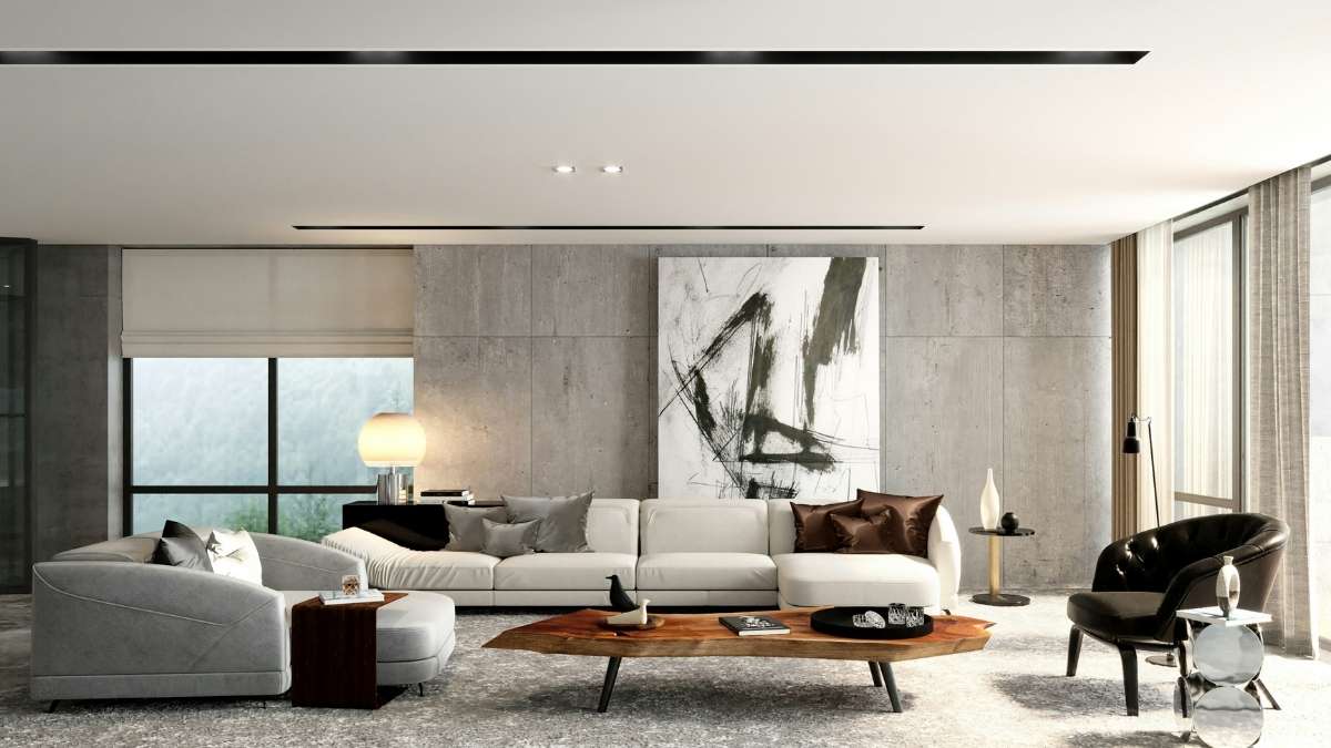 Industrial living room