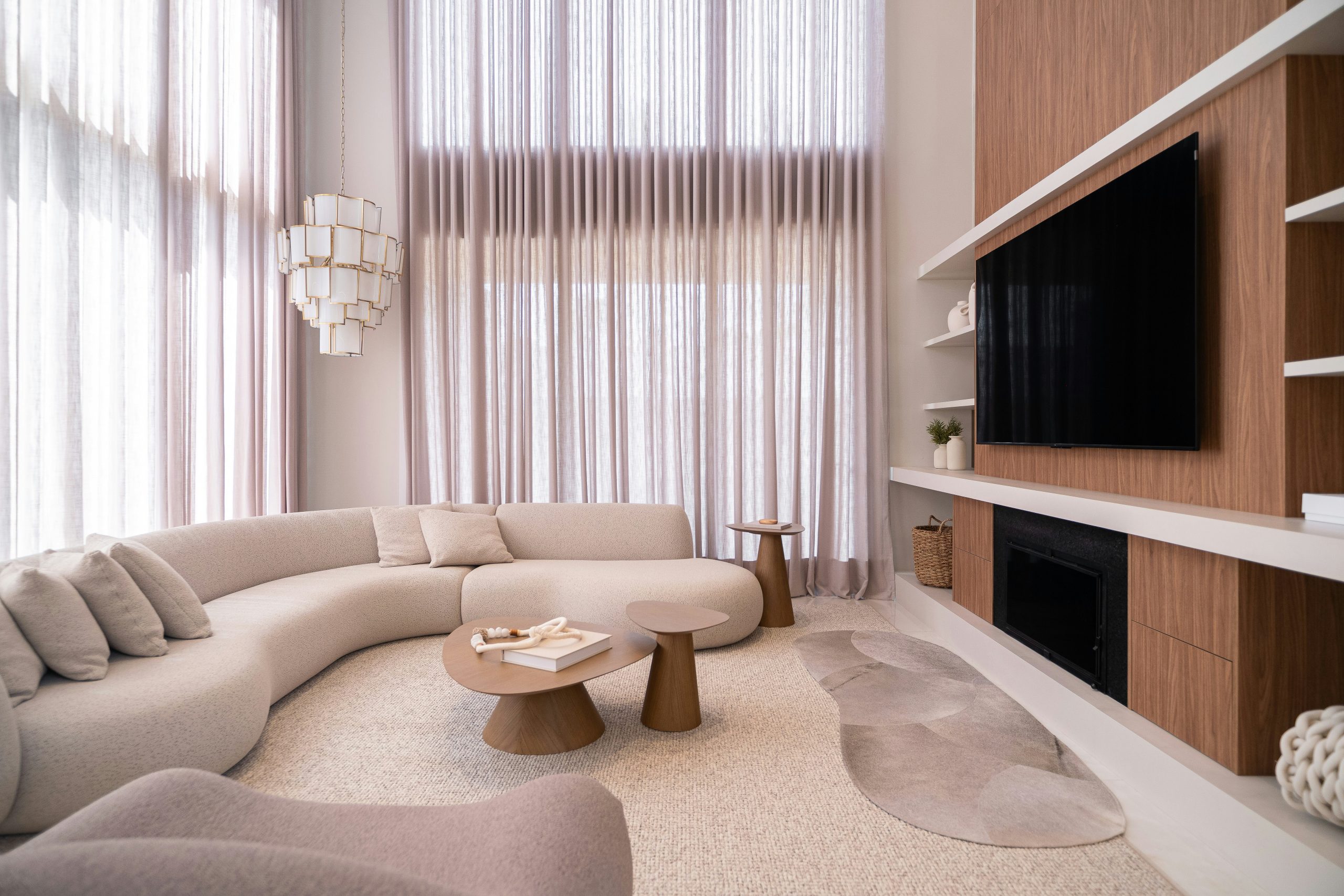 Compact styled in a small apartment living space