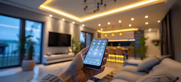 Smart lighting systems allow you to control brightness, color, and timing with your smartphone or voice commands. This innovative lighting idea not only adds convenience but also enhances your home’s modern aesthetic.